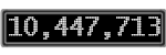 The GaugeControl contains 1 gauge with values: (10,447,716).