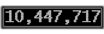 The GaugeControl contains 1 gauge with values: (10,447,719).
