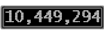 The GaugeControl contains 1 gauge with values: (10,449,370).