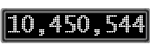 The GaugeControl contains 1 gauge with values: (10,450,541).