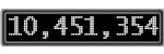 The GaugeControl contains 1 gauge with values: (10,451,370).