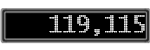 The GaugeControl contains 1 gauge with values: (119,116).
