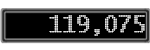 The GaugeControl contains 1 gauge with values: (119,076).